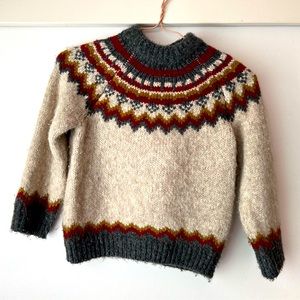 Zara JACQUARD KNIT SWEATER